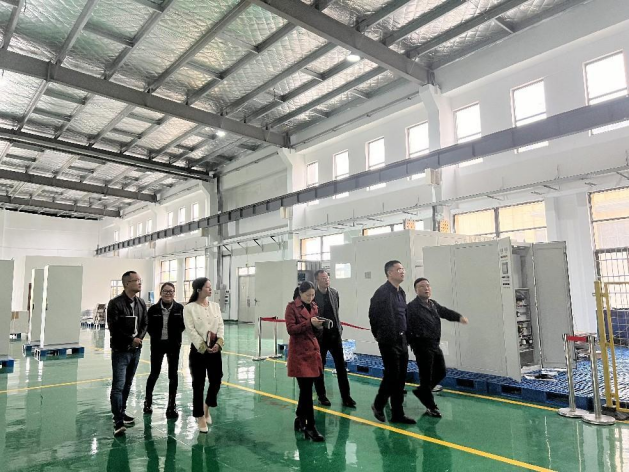 ?熱烈歡迎雨花經(jīng)開區(qū)領(lǐng)導(dǎo)一行來訪紐帕科技！